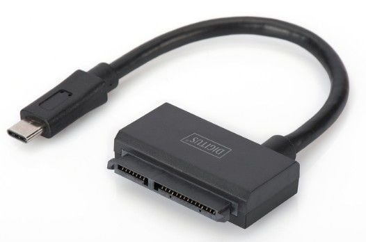 DIGITUS DA-70327 - Lagringskontroller - 2,5" - SATA 6Gb/s - USB 3.1 (Gen 2) - svart