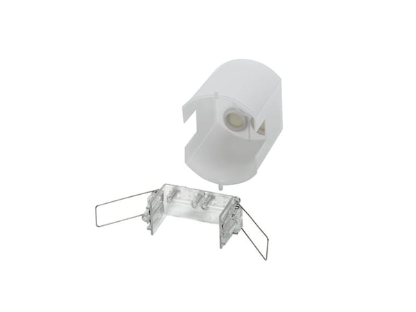 ESYLUX EP10425929, Ytmonterad, Vit, Polypropylen (PP), 63 mm, 63 mm, 46 g