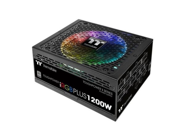 Thermaltake ToughPower iRGB PLUS TPI-1200DH3FCP - TT Premium Edition - strømforsyning (intern) - ATX12V 2.4/ EPS12V 2.92 - 80 PLUS Platinum - AC 10...