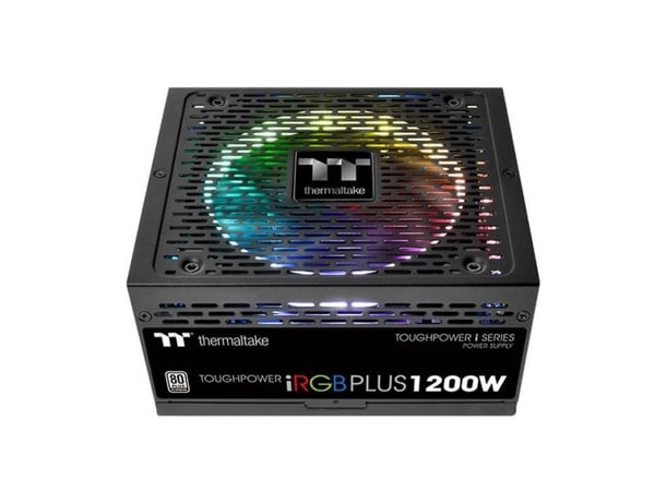 Thermaltake ToughPower iRGB PLUS TPI-1200DH3FCP - TT Premium Edition - strømforsyning (intern) - ATX12V 2.4/ EPS12V 2.92 - 80 PLUS Platinum - AC 10...