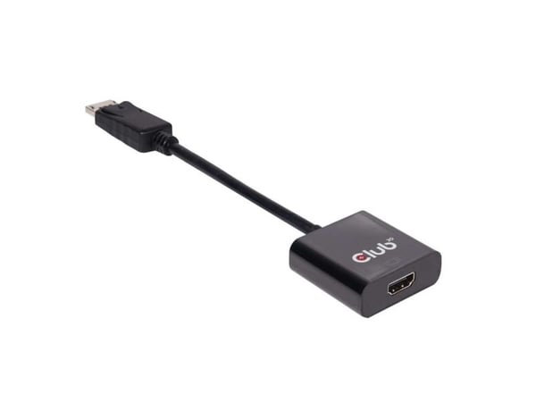 Club 3D - Video adapter - DisplayPort hann til HDMI hunn - 20.3 cm - 4K-støtte