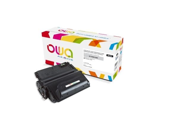 OWA - Svart - kompatibel - gjenfabrikert - tonerpatron (alternativ for: HP Q1338A) - for HP LaserJet 4200, 4200dtn, 4200dtns, 4200dtnsl, 4200L, 420...