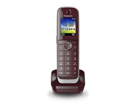 Panasonic KX-TGJA30EXR - Trådløst ekstra håndsett - burgunder