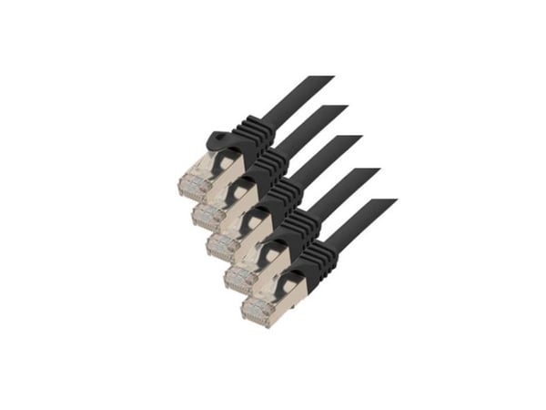 S-Conn RJ45-RJ45, m-m, 0,5 m, 0,5 m, Cat7, S/FTP (S-STP), RJ-45, RJ-45
