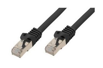 shiverspeaks Patchkabel S/FTP PIMF Rohkabel Cat.7 schwarz 15,0m