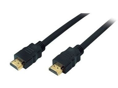 HDMI tilkoblingskabel HDMI A plugg > HDMI A plugg sort 3,0m