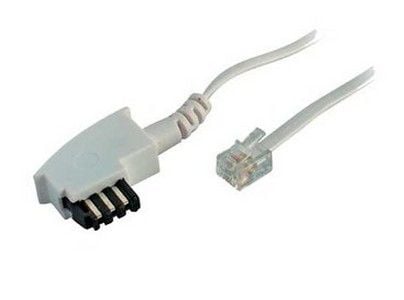 S/CONN maximum connectivity 70043-W, 3 m, TAE F, RJ-11, Hankjønn, Hankjønn, Hvit