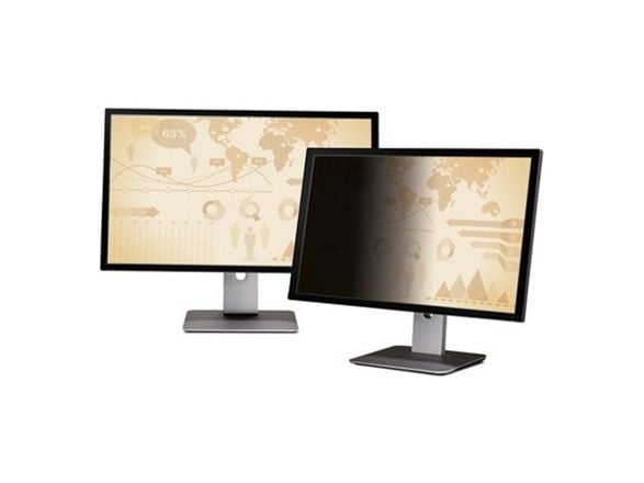 3M PF250W9B, 63,5 cm (25"), 16:9, Näyttö, Kehyksetön näytön yksityisyyssuodatin, Häikäisynesto, Yksityisyys, 91,489581029 g