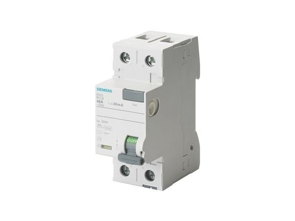Siemens 5SV3312-6, Vikavirtasuoja, Tyyppi A, IP20, 230 V