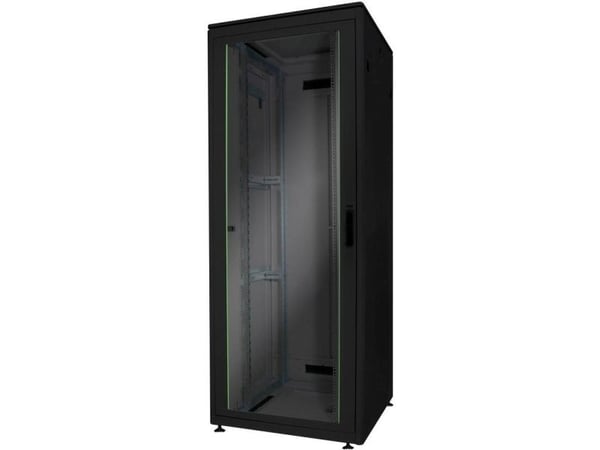 Digitus Unique DN-19 42U-8/8-B-1 - Rack skap - svart, RAL 9005 - 42U - 19"