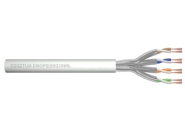 DIGITUS Professional - Bulkkabel - 305 m - U/FTP - CAT 6a - halogenfri, strenget - grå
