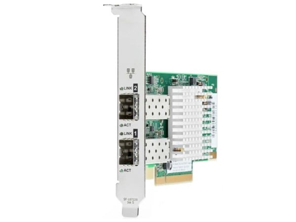 HPE 562SFP+ - Nettverksadapter - PCIe 3.0 x8 - 10 Gigabit SFP+ x 2 - for Apollo 4200 Gen10; Edgeline e920; ProLiant DL360 Gen10