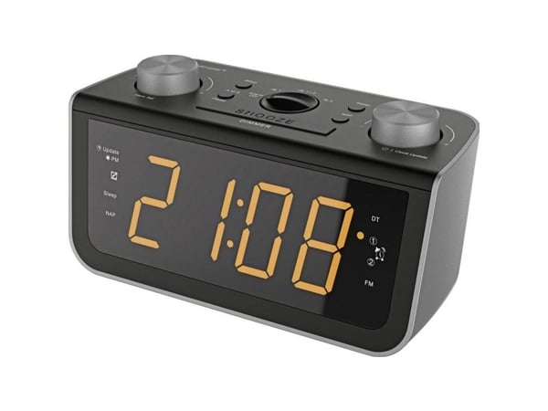 Soundmaster FUR5005, Klokke, Digitalt, FM, PLL, LED, 4,57 cm (1.8"), Svart