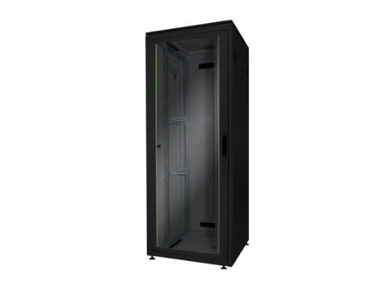 DIGITUS Professional DN-19 32U-8/8-B-1 - Rack skap - svart, RAL 9005 - 32U - 19"