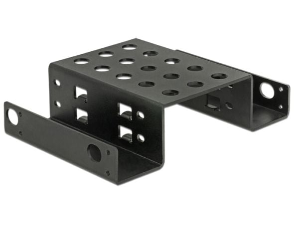 Delock - Uttagbar harddiskramme - 5,25" til 2 x 2,5" - svart