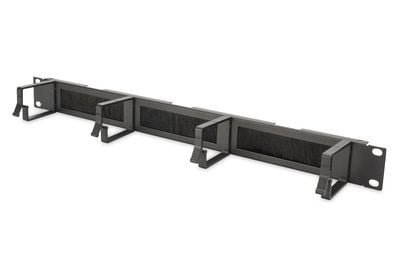 Digitus DN-97663, Kaapelin hallintapaneeli, Terästä, Musta, 1 kpl