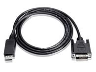 MicroConnect - DisplayPort-kabel - dobbeltlenke - DisplayPort (hann) til DVI-D (hann) - 2 m