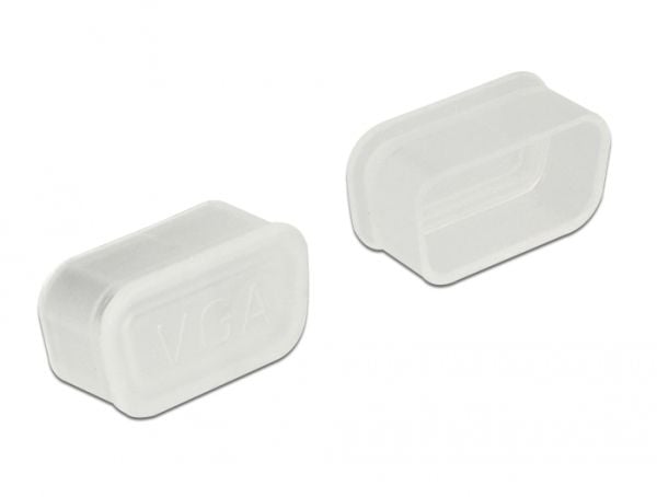 DeLOCK 60162, VGA, Läpinäkyvä, Polypropeeni, 10,1 mm, 18,5 mm, 7,8 mm