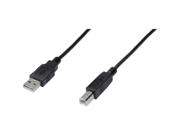 ASSMANN - USB-kaapeli - USB (han) til USB Type B (han) - USB 2.0 - 1 m - lajiteltu