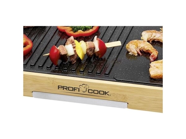 ProfiCook PC-TYG 1143 - Grill/bakstehelle - elektrisk - 1275 kvadratcentimeter