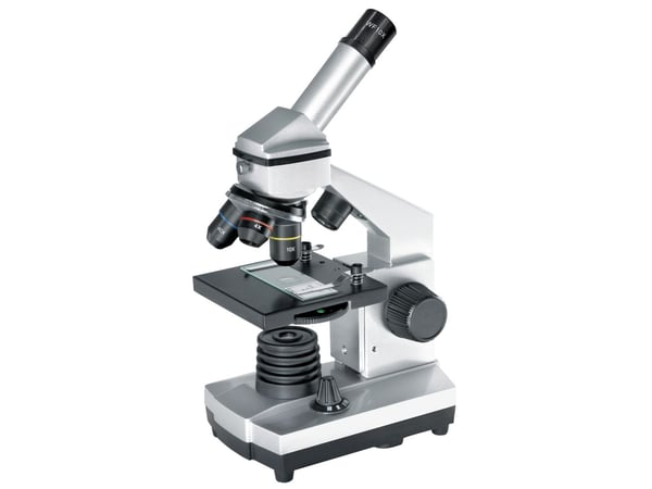 Mikroskop Bresser Junior Biolux CA 40X-1024X med eksperimentelle sett og smart te