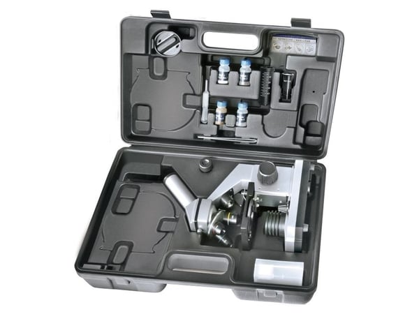 Mikroskop Bresser Junior Biolux CA 40X-1024X med eksperimentelle sett og smart te