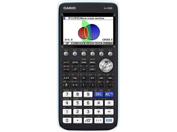 Casio FX-CG50, Tasku, Graafinen laskin, 15 lukua, Flash, Akku, Musta