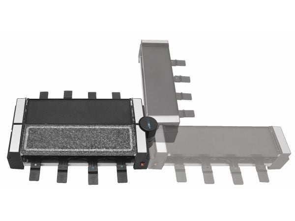 Clatronic RG 3678, 4 henkilö(t), Musta, Suorakulmainen, 380 x 115 mm, 1200 W, 220-240 V