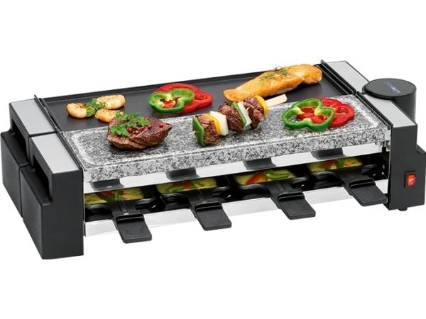 Clatronic RG 3678, 4 henkilö(t), Musta, Suorakulmainen, 380 x 115 mm, 1200 W, 220-240 V