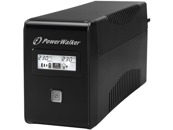 PowerWalker VI 850 LCD - UPS - AC 220/230/240 V - 480 Watt - 850 VA - 9 At - USB - sortering