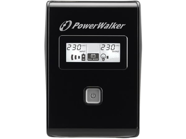 PowerWalker VI 850 LCD - UPS - AC 220/230/240 V - 480 Watt - 850 VA - 9 At - USB - sortering