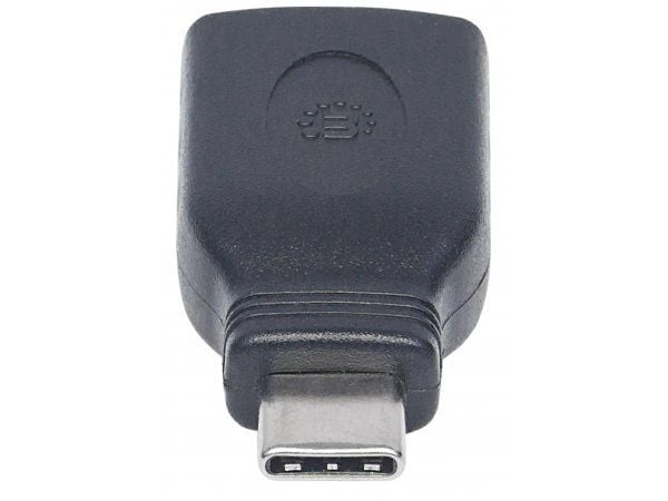 Manhattan 354646, USB C, USB A, Svart