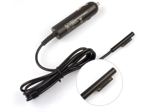 CoreParts - Bilstrømadapter - 30 watt - for Microsoft Surface Book, Pro 3, Pro 4