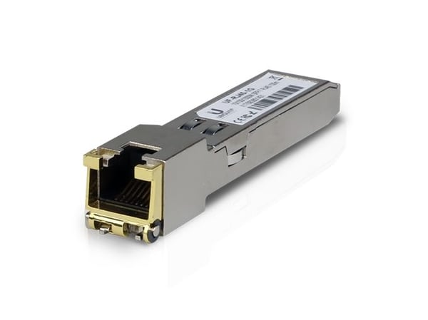 Ubiquiti U Fiber UF-RJ45-1G - SFP (mini-GBIC) transceivermodul - 1GbE - 10Base-T, 100Base-TX, 1000Base-T - RJ-45 - opp til 100 m
