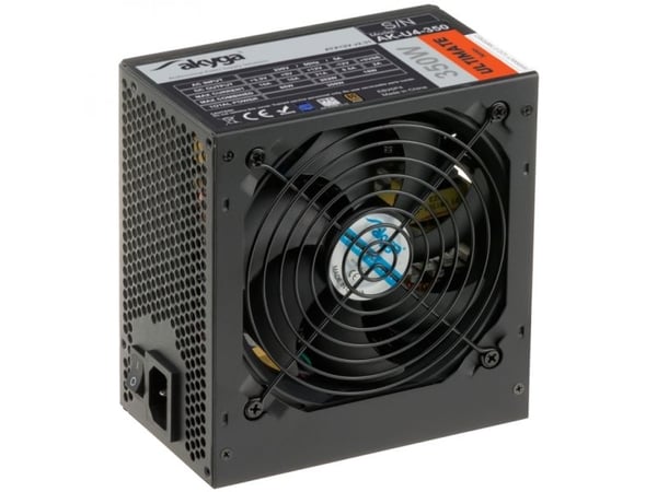Akyga Ultimate Series AK-U4-350 - Strømforsyning (intern) - ATX12V 2.31 - 80 PLUS Bronze - AC 230 V - 350 Watt - aktiv PFC - sort
