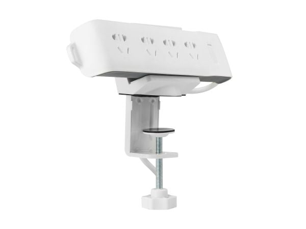 Equip 650806, Haaroittimen pidike, Valkoinen, Akryylinitriilibutadieenistyreeni (ABS), Terästä, 100 mm, 62 mm, 155 mm