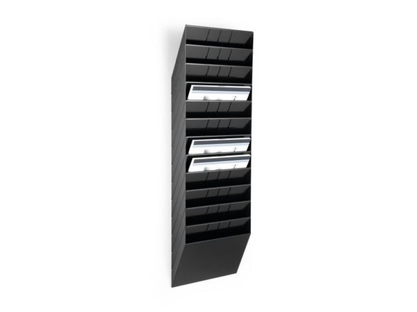 Durable FLEXIBOXX, 12 hyllyä, Musta, A4, 348 mm, 95 mm, 1045 mm