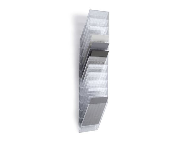 Durable FLEXIBOXX, 12 hyllyä, Läpinäkyvä, A4, 240 mm, 135 mm, 1115 mm
