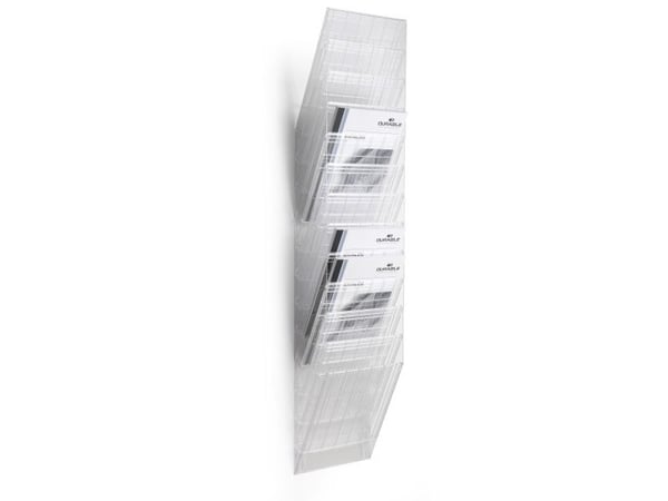 Durable FLEXIBOXX, 12 hyllyä, Läpinäkyvä, A4, 240 mm, 135 mm, 1115 mm
