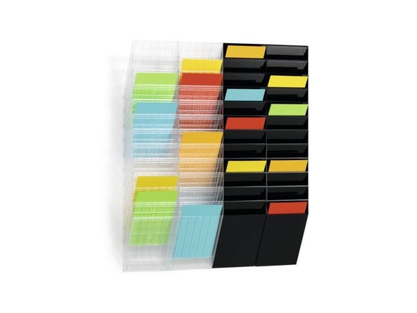 Durable FLEXIBOXX, 12 hyllyä, Läpinäkyvä, A4, 240 mm, 135 mm, 1115 mm