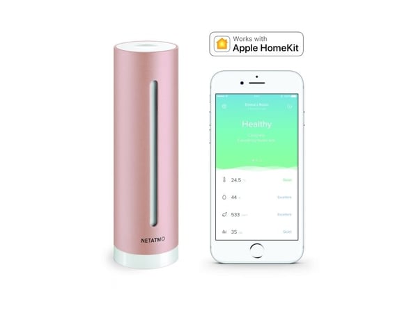 Netatmo Healthy Home Coach - Klimatövervakare - guldrosa