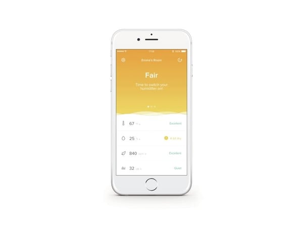 Netatmo Healthy Home Coach - Klimatövervakare - guldrosa
