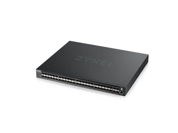 Zyxel XGS4600-52F - Switch - L3 - Styrt - 48 x Gigabit SFP + 4 x 10 Gigabit SFP+ - rackmonterbar