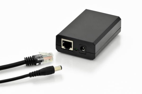 DIGITUS Professional DN-95204 - PoE fordeler - DC 34 - 57 V - 12 Watt - output-stikforbindelser: 1 - sort