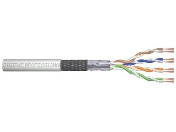 DIGITUS Professional - Samlet kabel - SF/UTP - CAT 5e - flertrådet - grå, RAL 7035