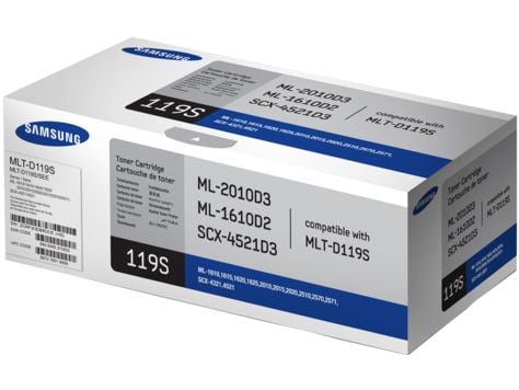 Samsung MLT-D119S musta värikasetti, 3000 sivua, Musta, 1 kpl