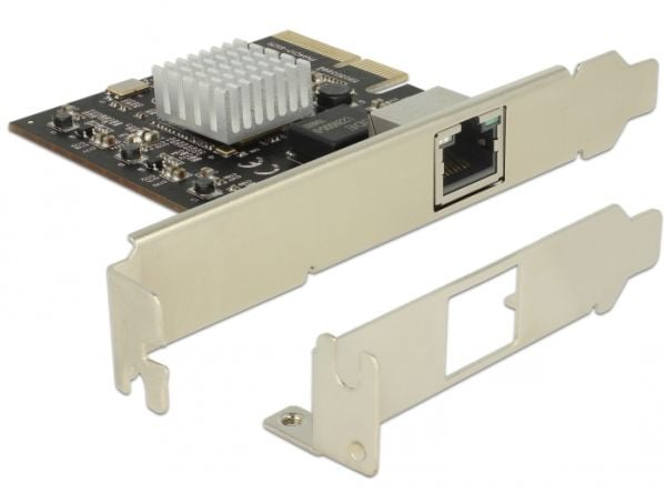 DeLOCK PCIe-kortti > 1x 10 Gigabitin LAN NBASE-T RJ45