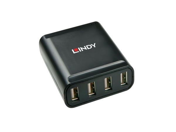 Lindy 42679, USB 2.0, RJ-45, USB 2.0, Svart, Metall, 52 mm, 60 mm