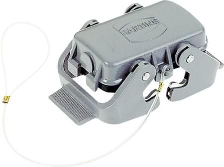 Dæksel HAN 10B m/wire 2 bøjler
