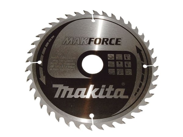 Makita MAKFORCE - Sirkelformet sagblad - for tre - 190 mm - 40 tenner